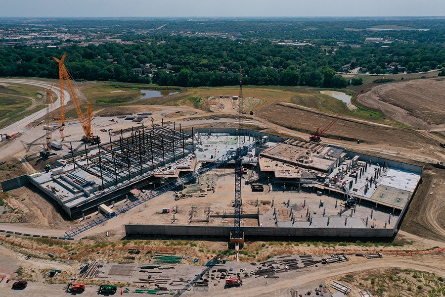 Phase One construction progress as of September 2020