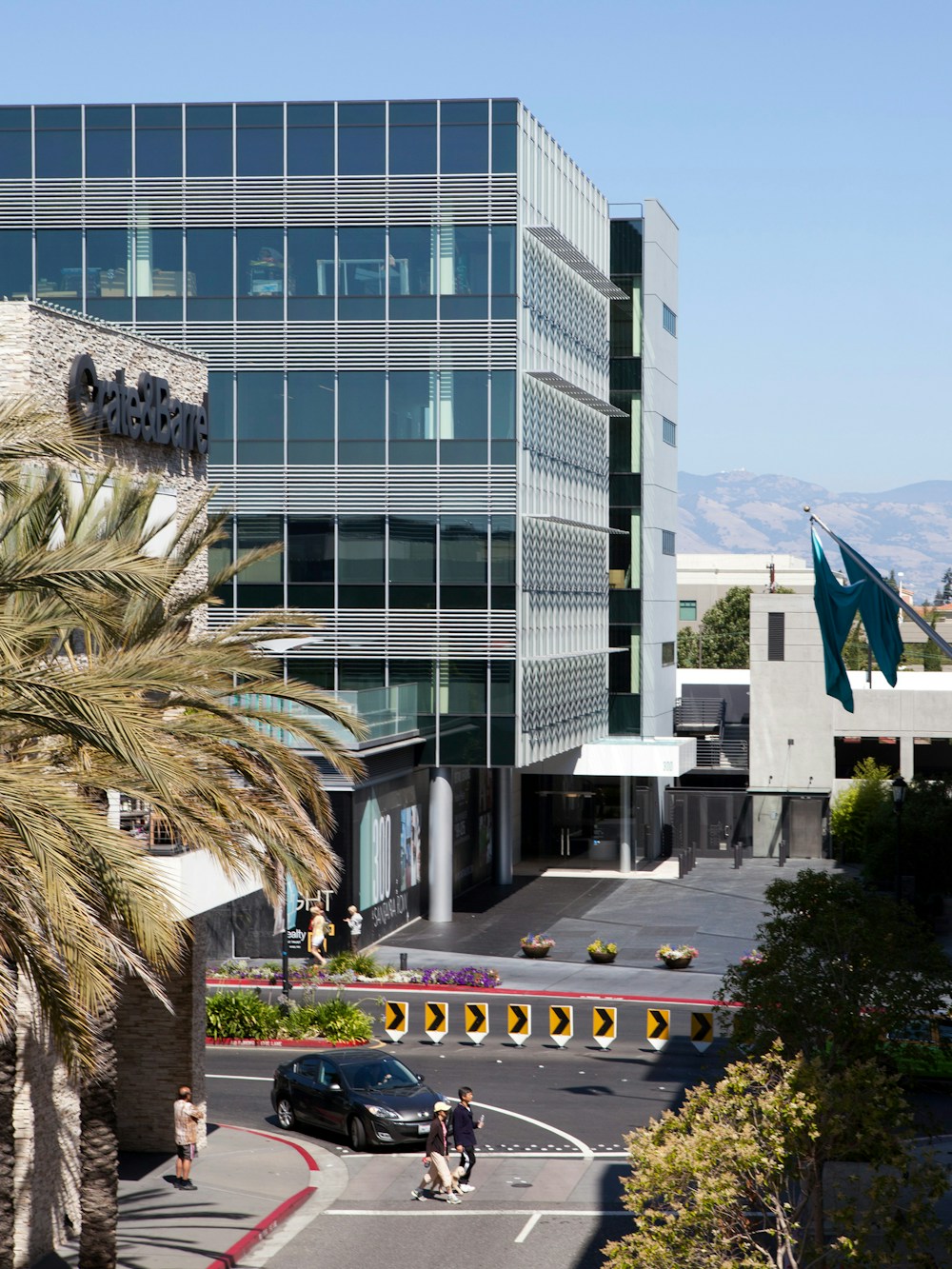 View to entry plaza  (Photo by Paul Dyer)