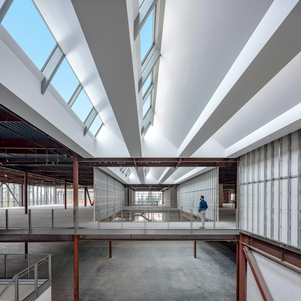 Skylight and open floorplates