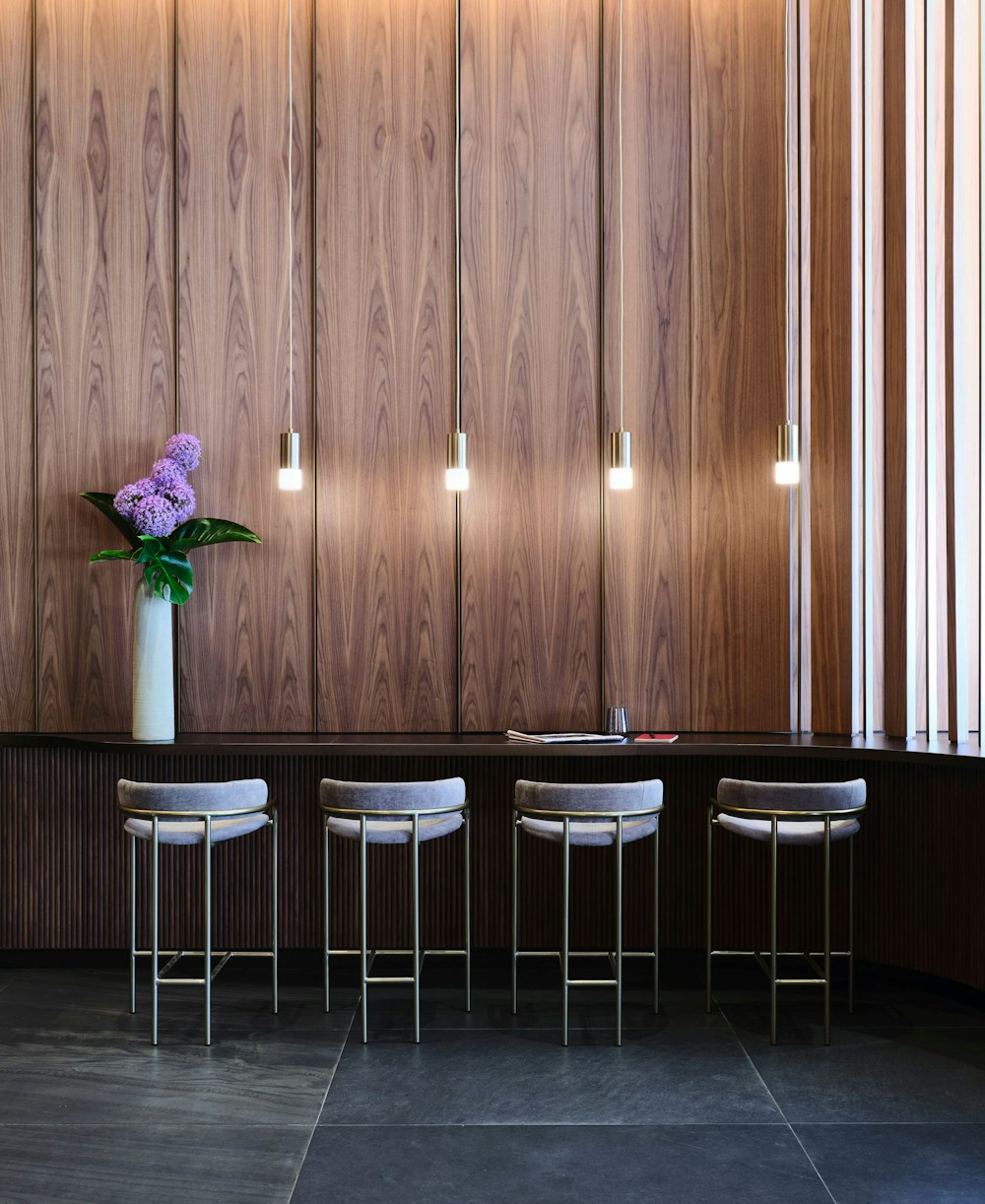 Seating at storefront windows