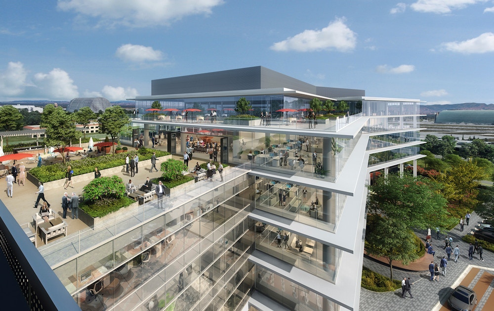 Rooftop terrace rendering