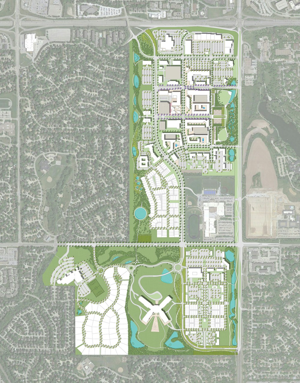 Illustrative master plan for Heartland Preserve Development (Credit: Lamp Rynearson)