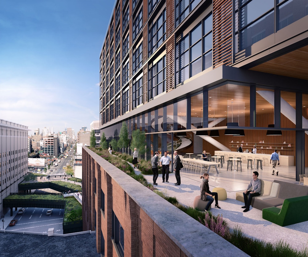Terrace opportunity atop the existing Chelsea Market building