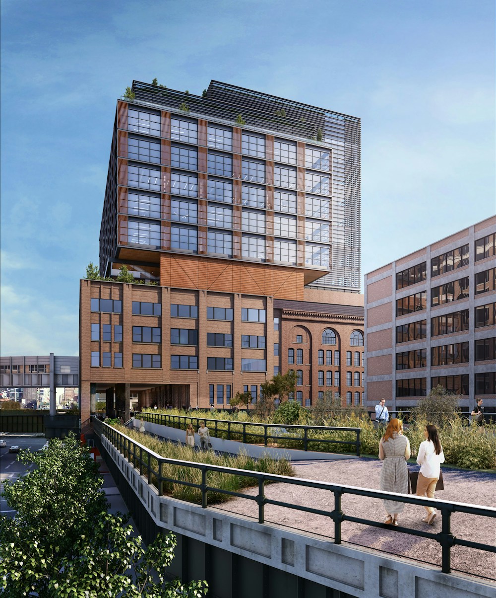 View of addition from the High Line Park