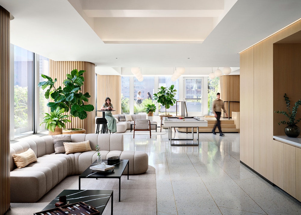 William worked on 825 Third Avenue, where careful material selection, biophilia, natural light, and indoor-outdoor connections allowed the project to achieve LEED Gold.