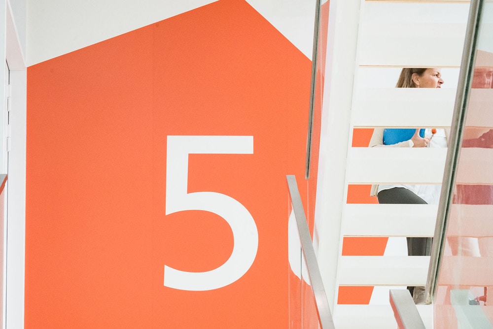 Environmental graphics, close-up 