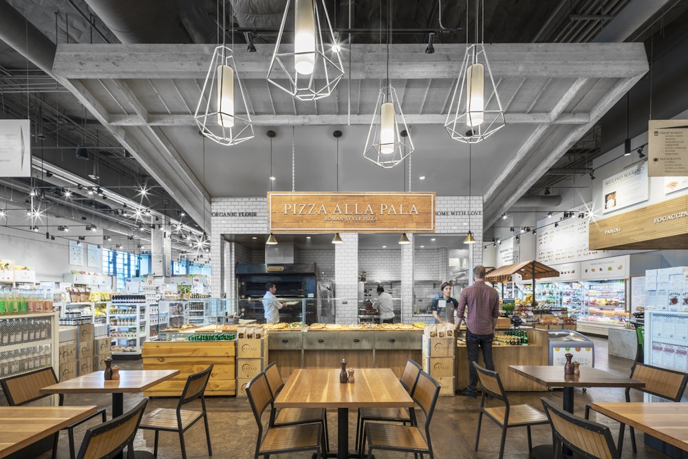 One of many restaurant venues—Pizza Alla Pala