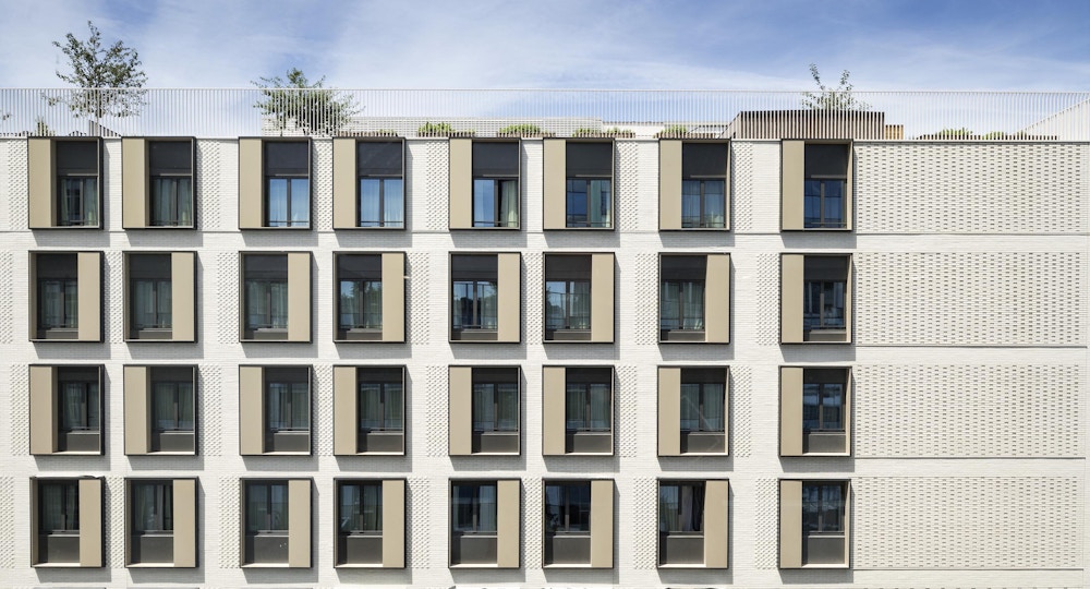 View of the new building (rendering)