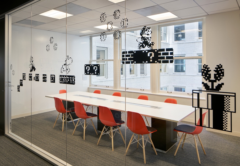 Super Mario Bros. meeting room