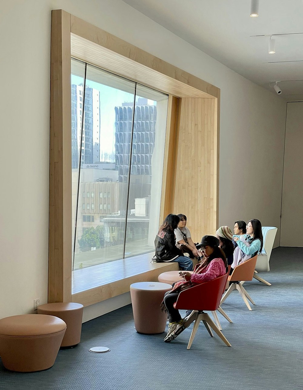 Interpretive lounge at City Gallery