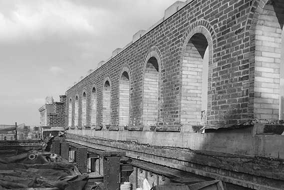 Roof terrace before renovation
