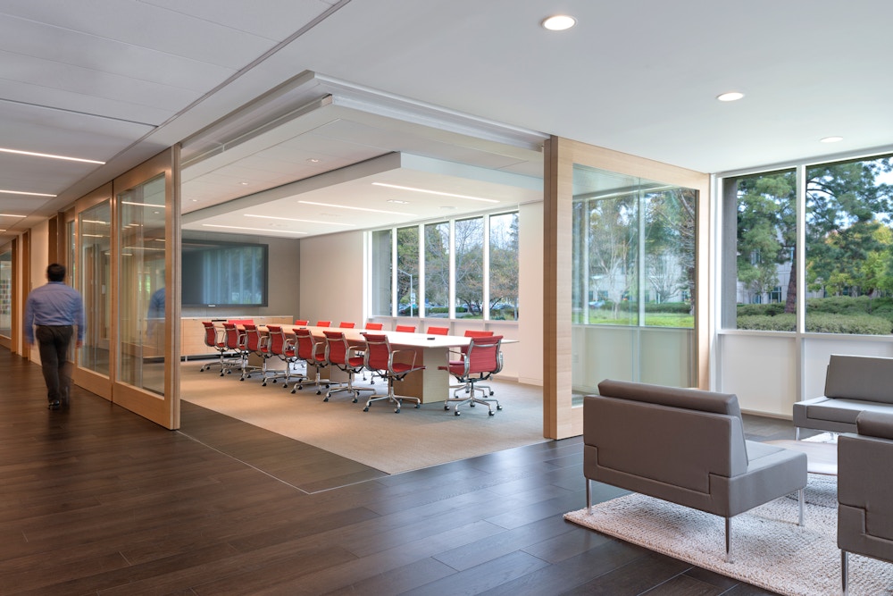 Lobby and conference room