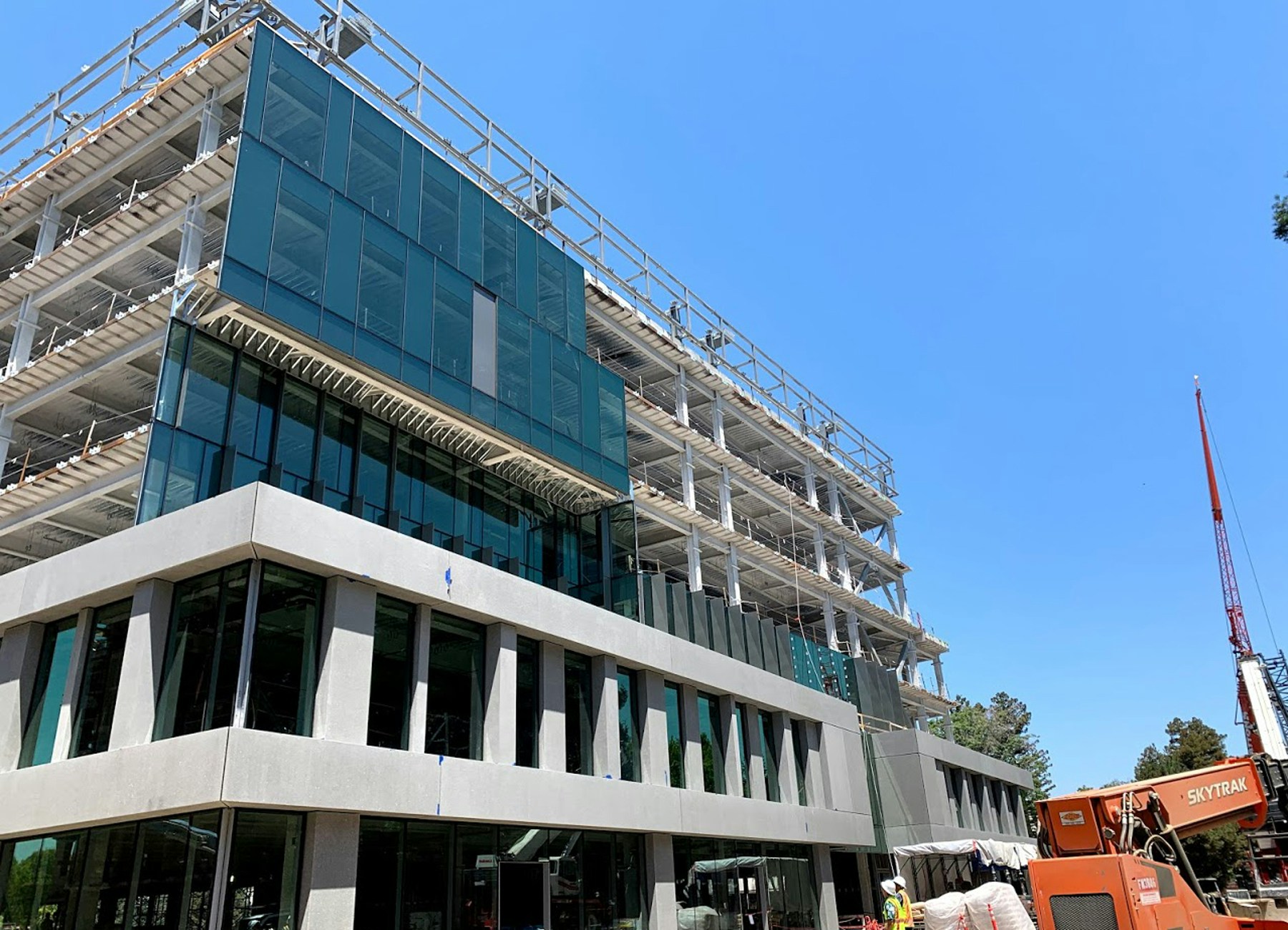 Building 5 construction progress as of July 2020