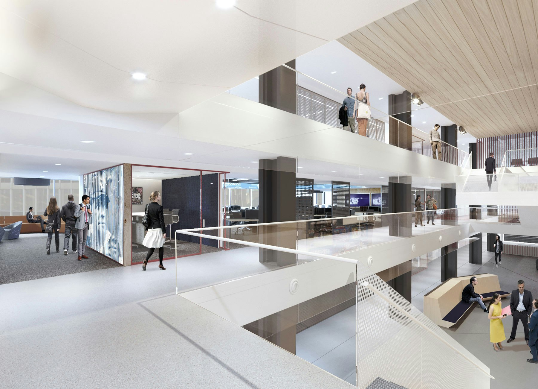 Early renderings and sketches of The Concourse