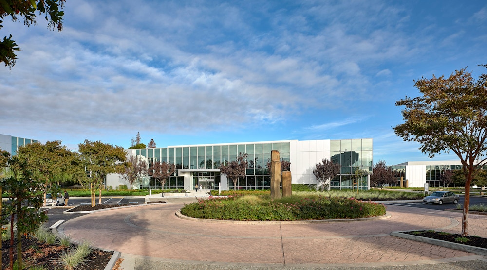 Main campus entry drive to Building 2441