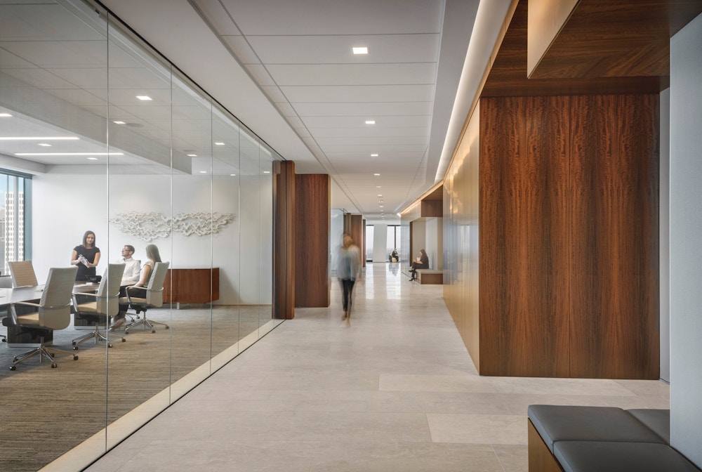 Circulation and large conference room