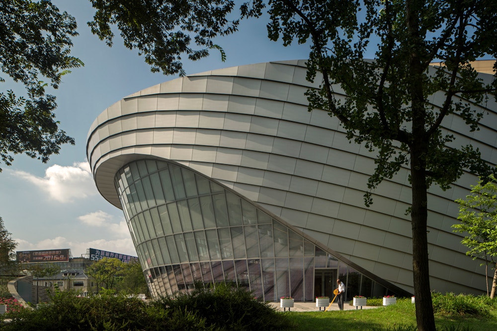 Theater Building (Photo by Nic Lehoux)