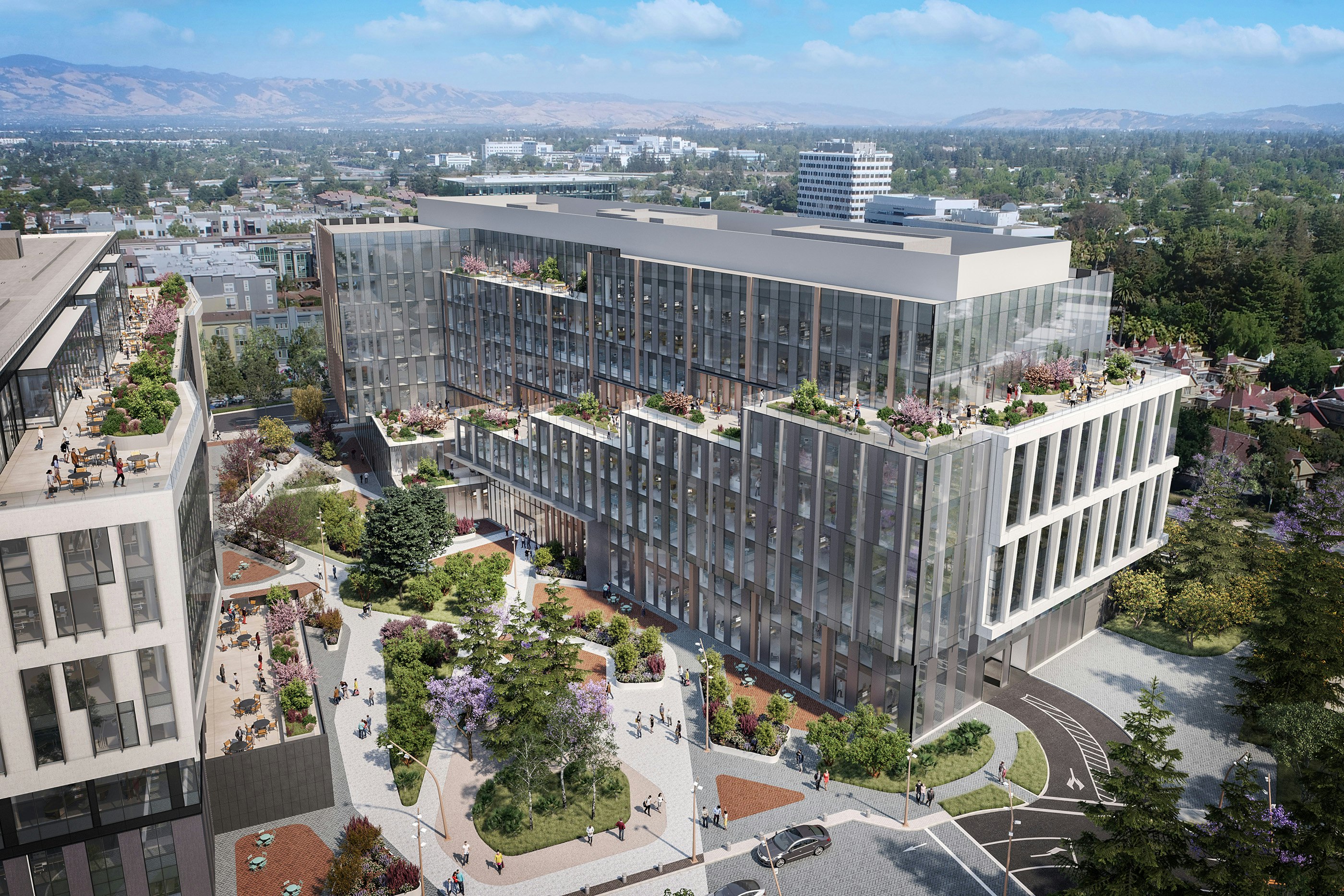 Conceptual rendering of full development