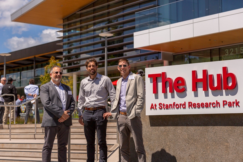left to right: Ian Orlins, Project Manager; Matt Petersen, Designer; and Jason McCarthy, Principal in Charge. Photography by Michael O’Callahan