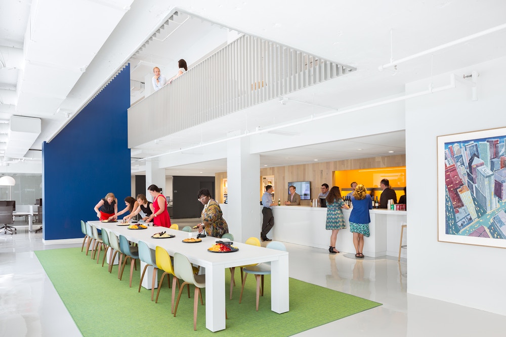 Dedicated area for events with pantry