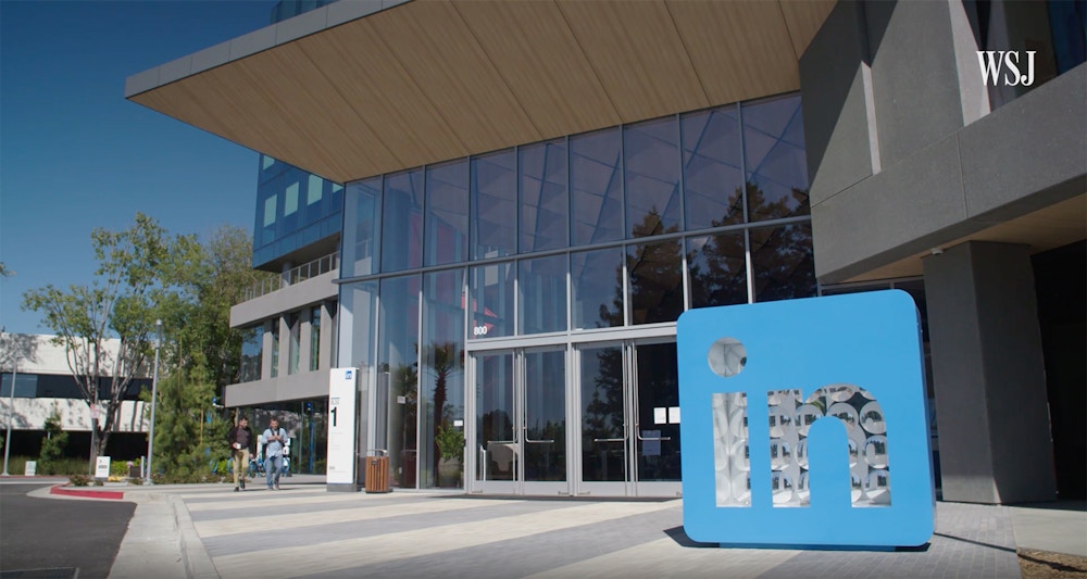 Video still: LinkedIn Middlefield Campus, Building 1 entry