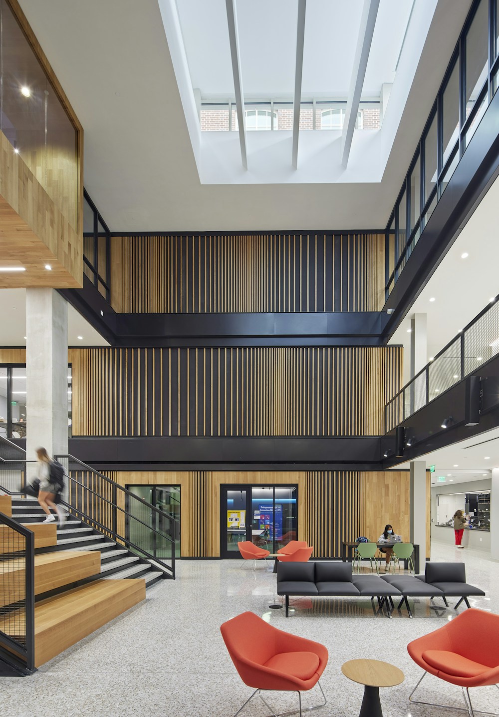 Sound Wave Detailing in Atrium