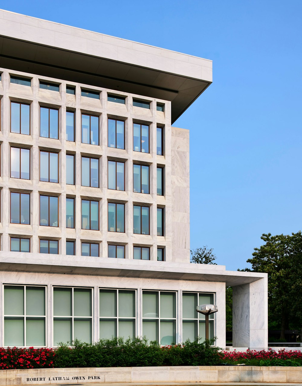 East side of building from Robert Latham Owen Park