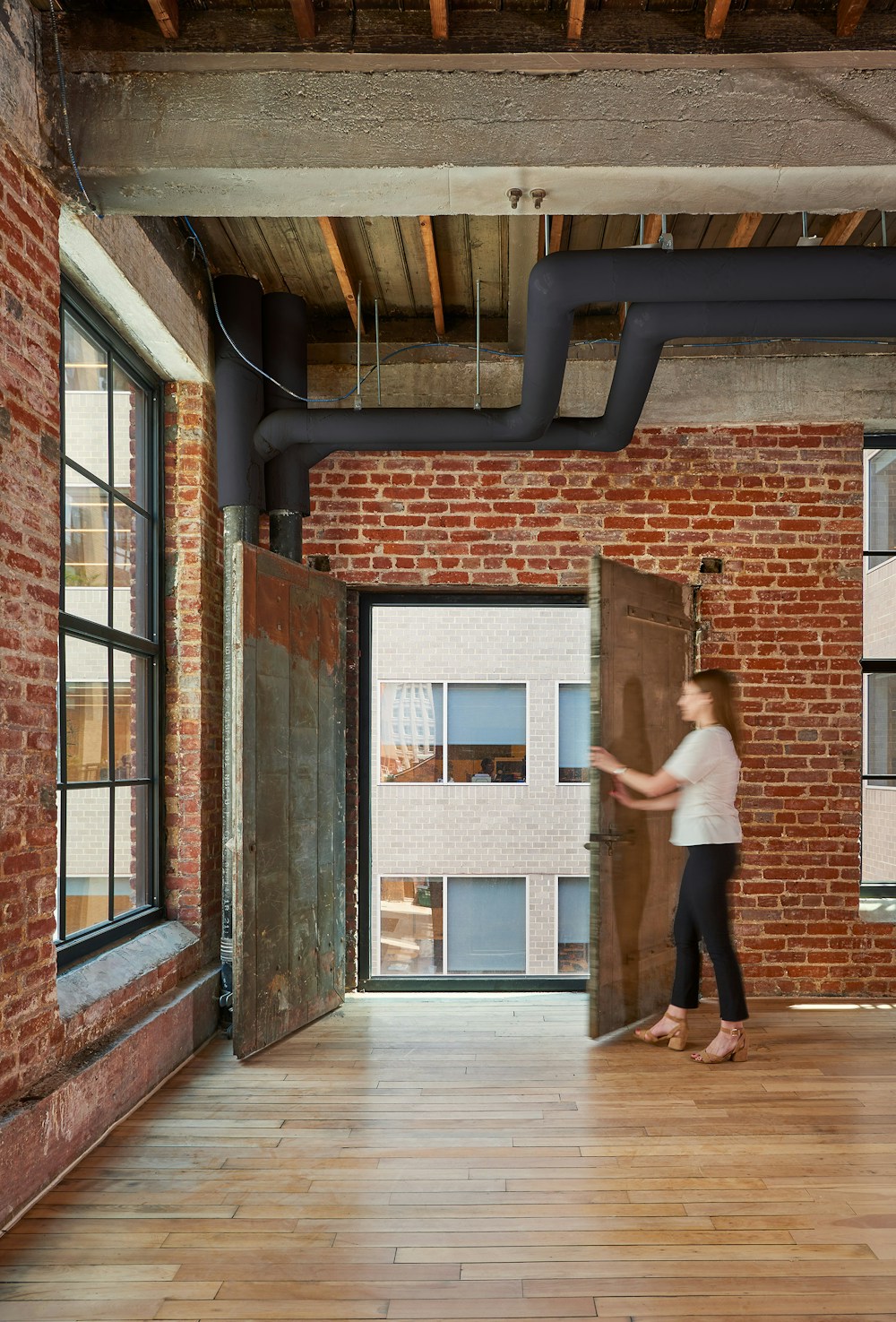 Refurbished Hoisting Doors