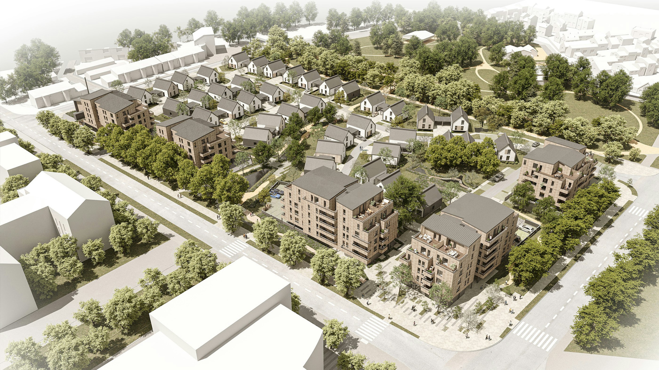 Le Mail - New residential neighborhood by Studios Architecture