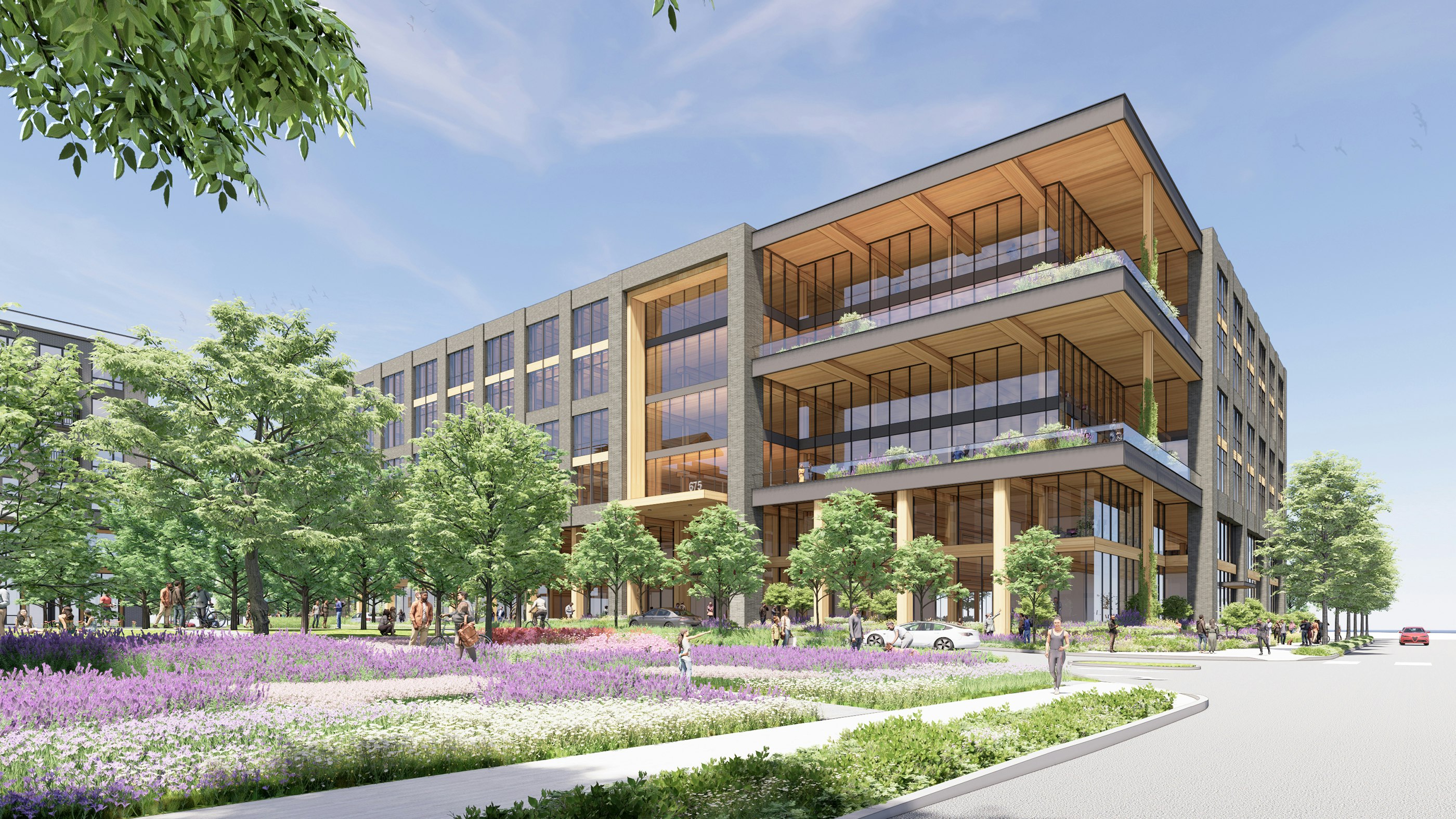 Office Building Main Entry