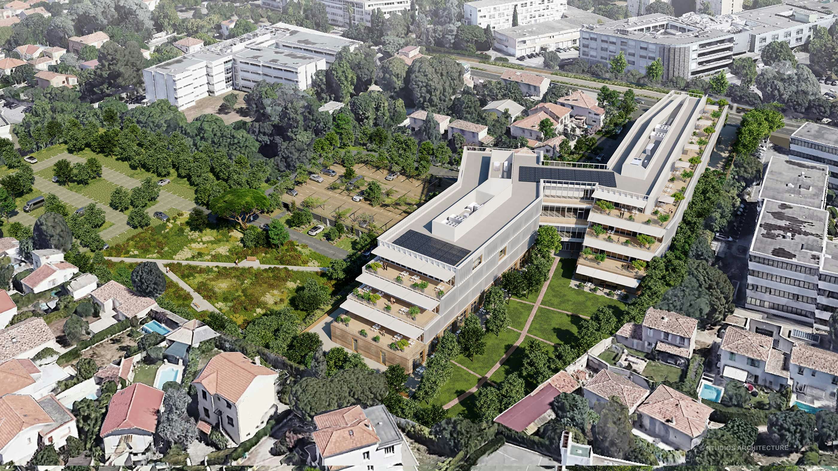 Siège Régional de l'URSSAF PACA by Studios Architecture