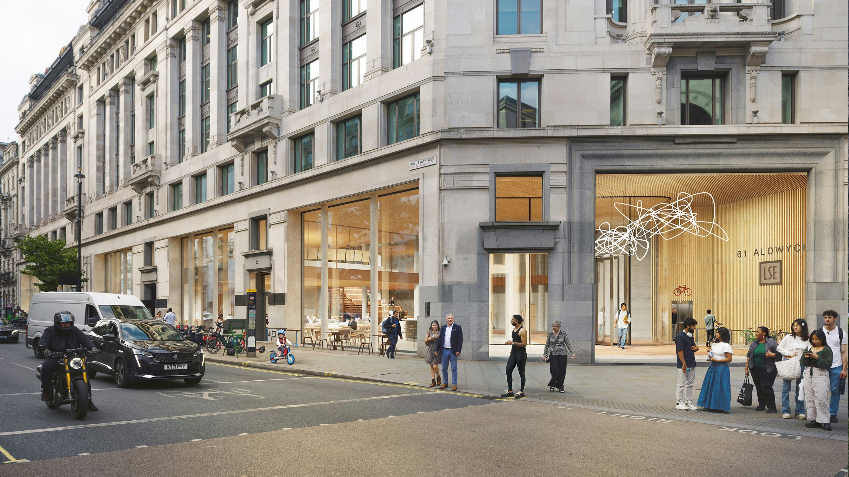 London School of Economics (LSE) - 61 Aldwych by Studios Architecture