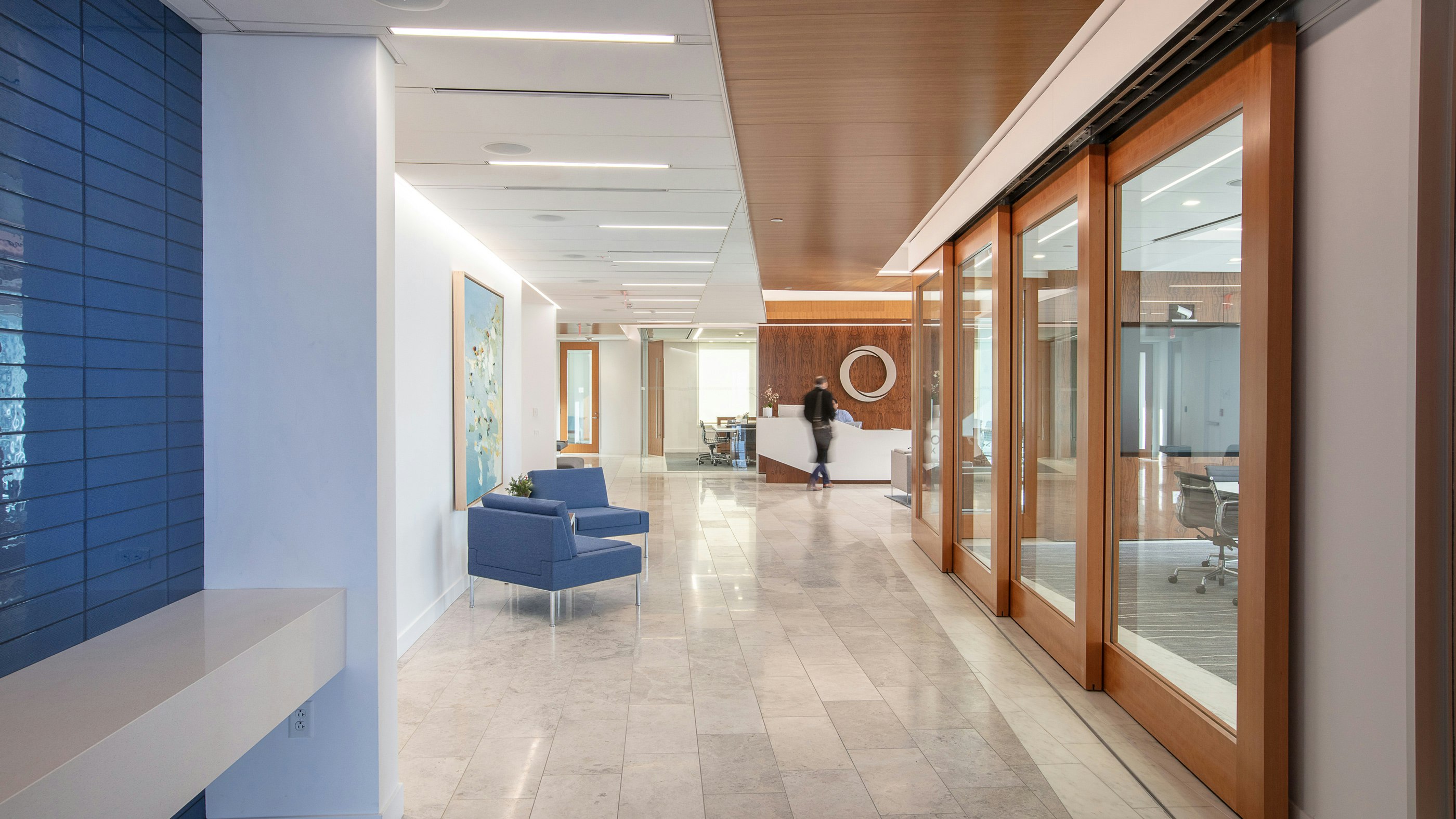 Reception + Lounge at Orrick, Boston