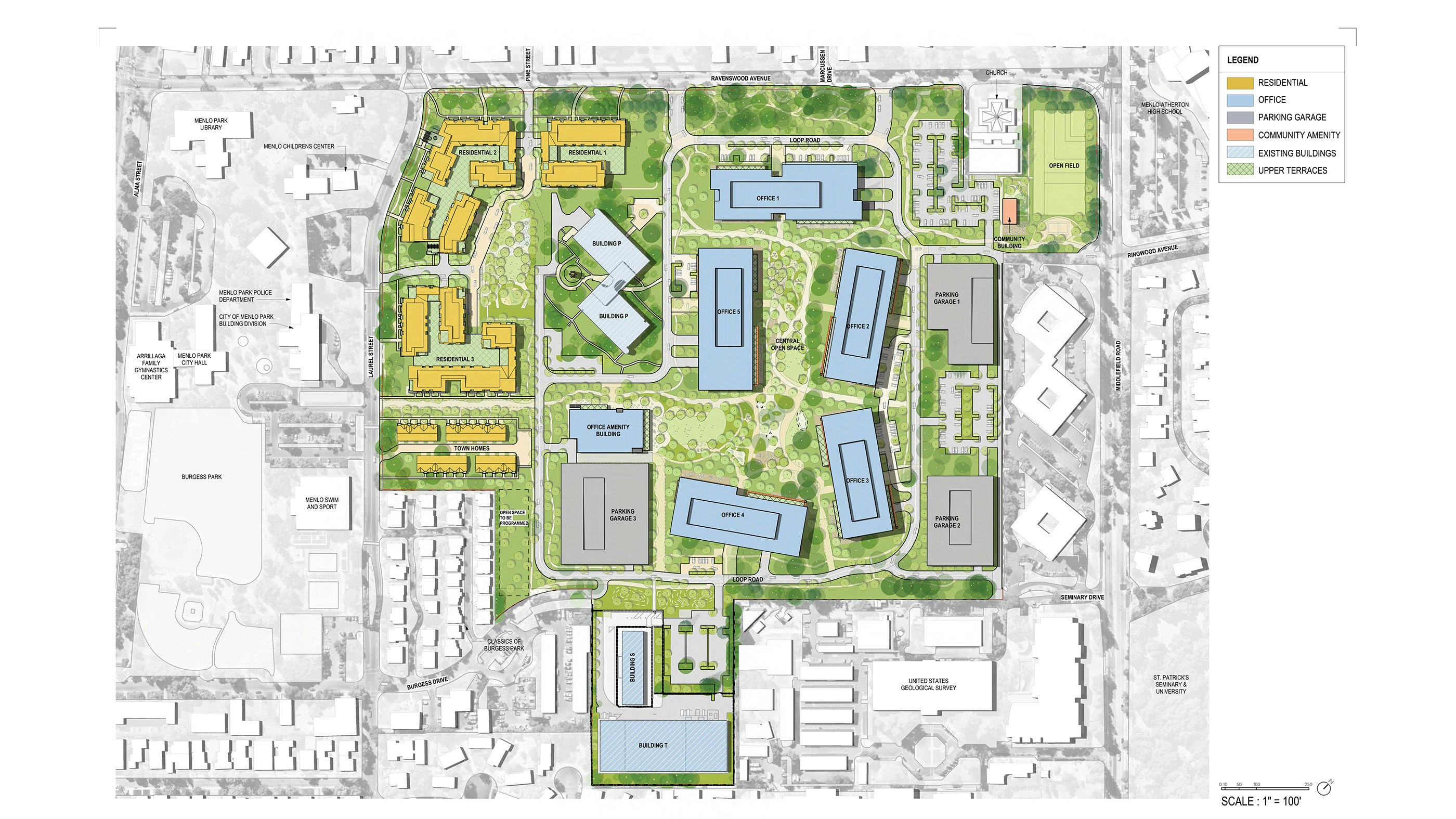Parkline/SRI Campus Redevelopment by Studios Architecture