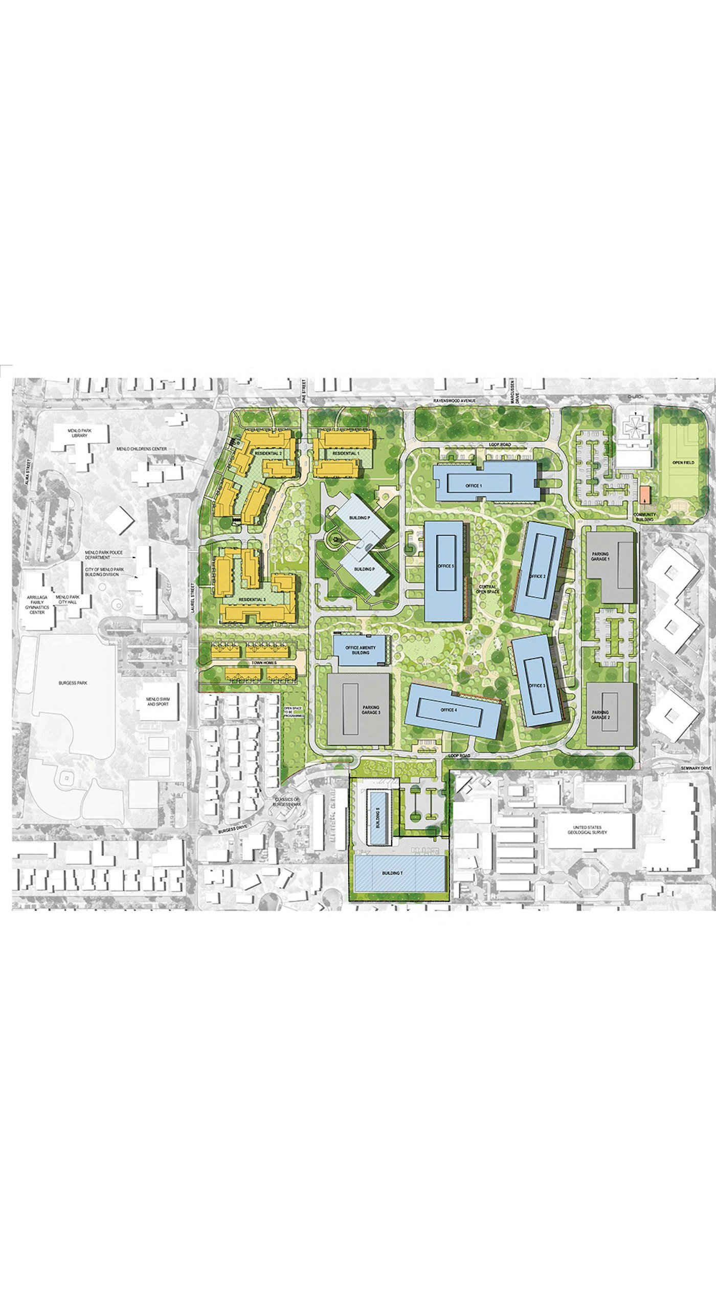 Parkline/SRI Campus Redevelopment by Studios Architecture