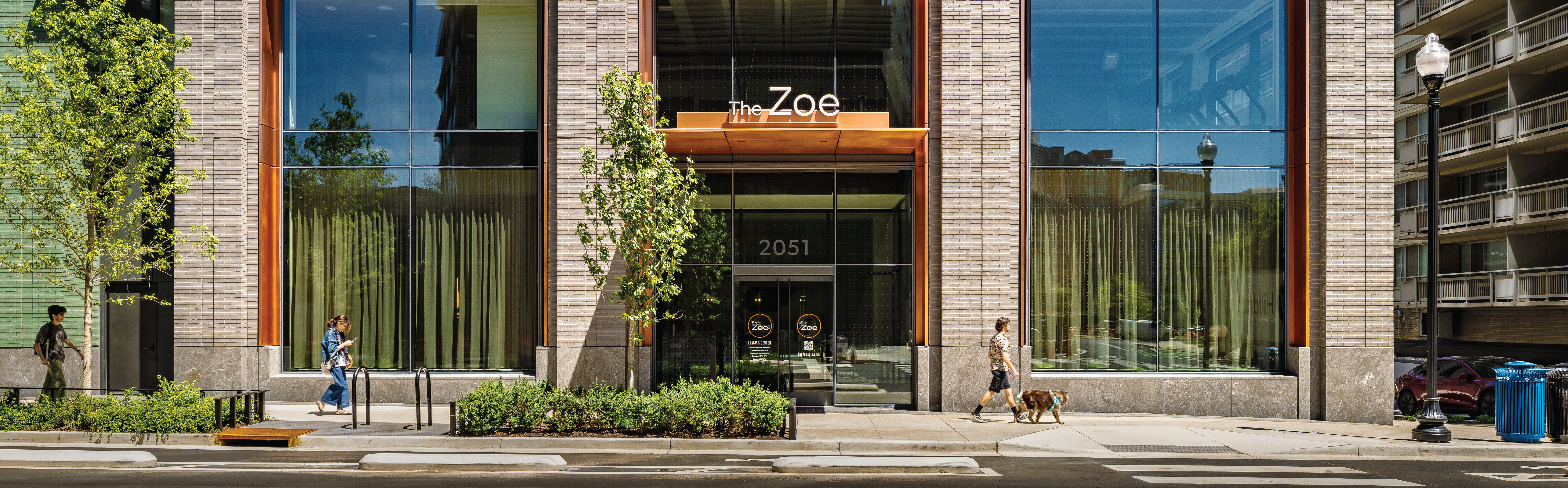 The Zoe front entrance