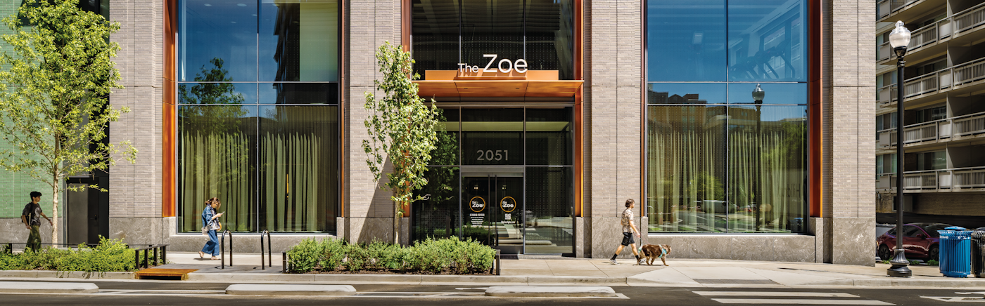 The Zoe front entrance