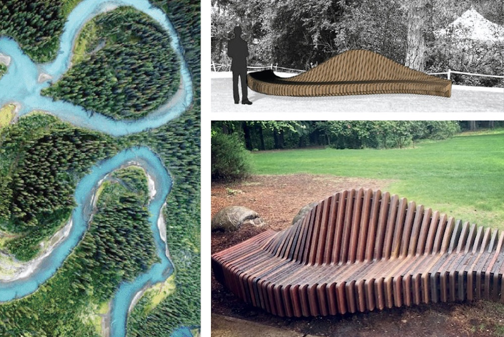 STUDIOS' Sculptural Benches at Leach Botanical Garden