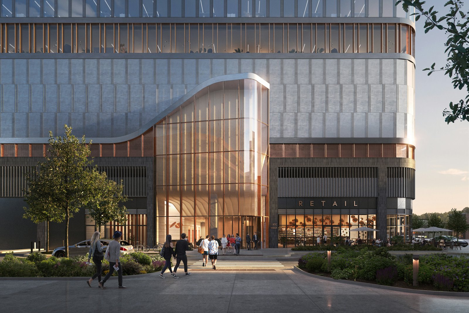 Reston Town Center West Tower and Jewel Buildings