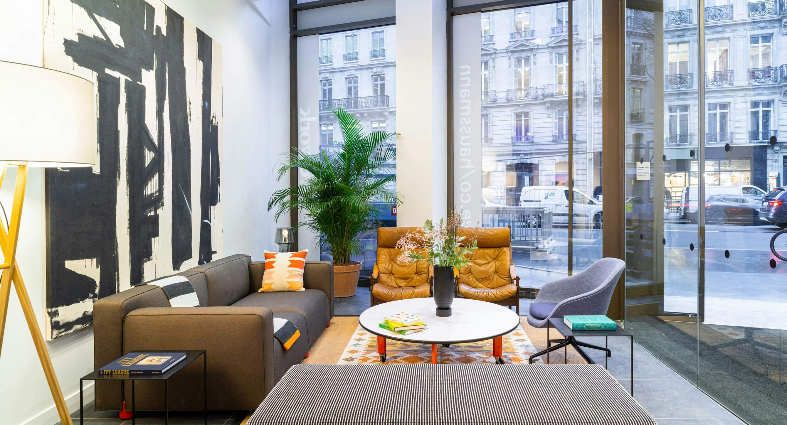 View of the lobby from reception