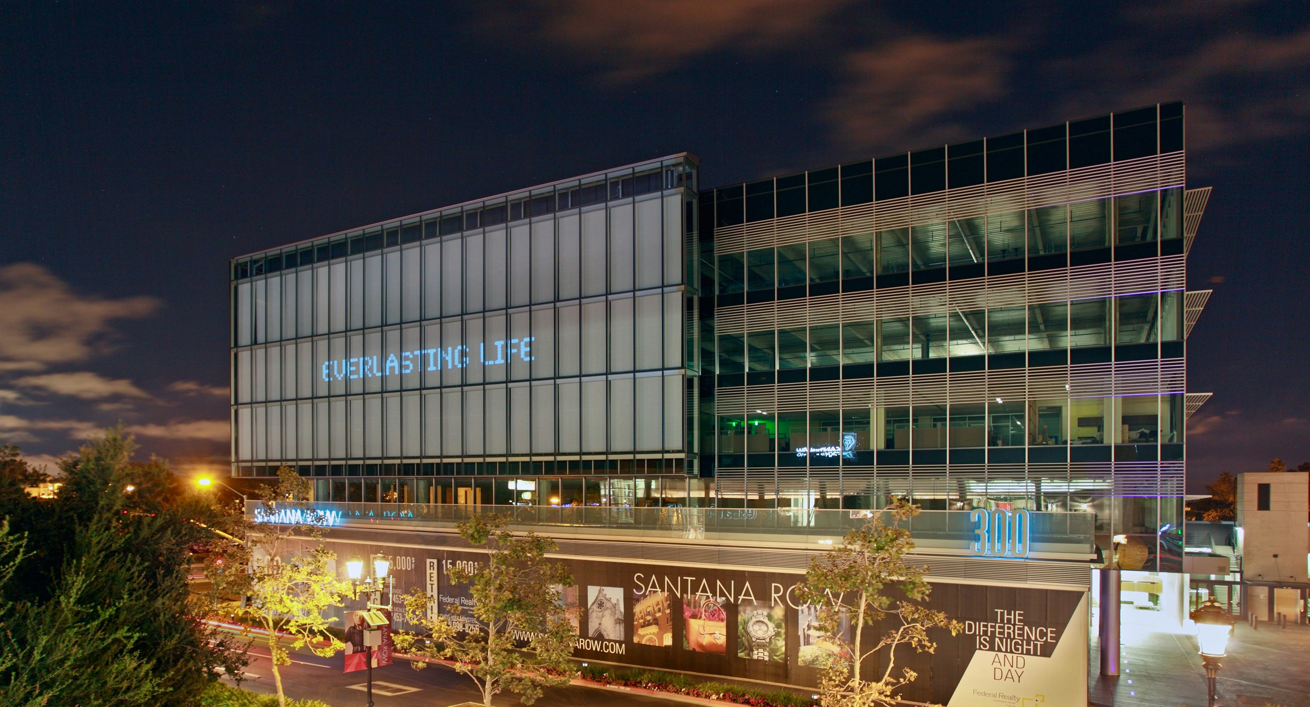 Digital art installation by Christopher Baker (Photo by Michael O'Callahan)