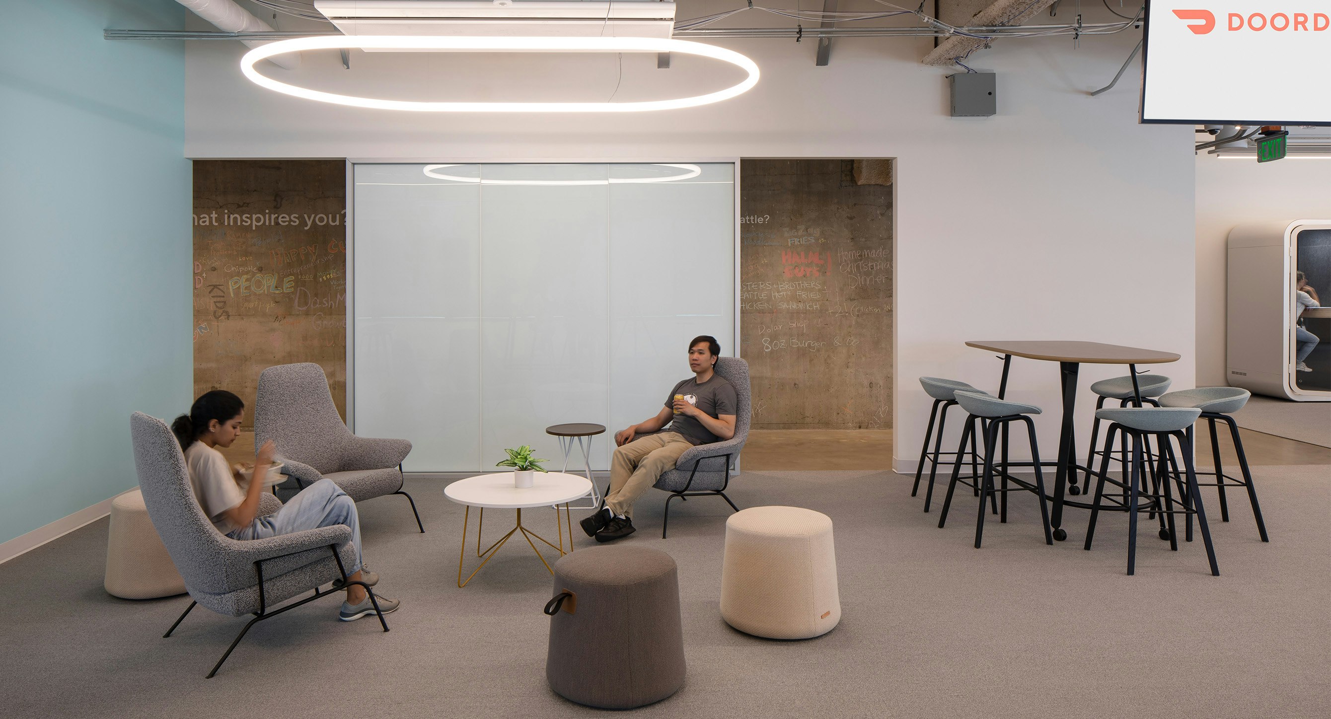 Collaboration Space in All Hands Area