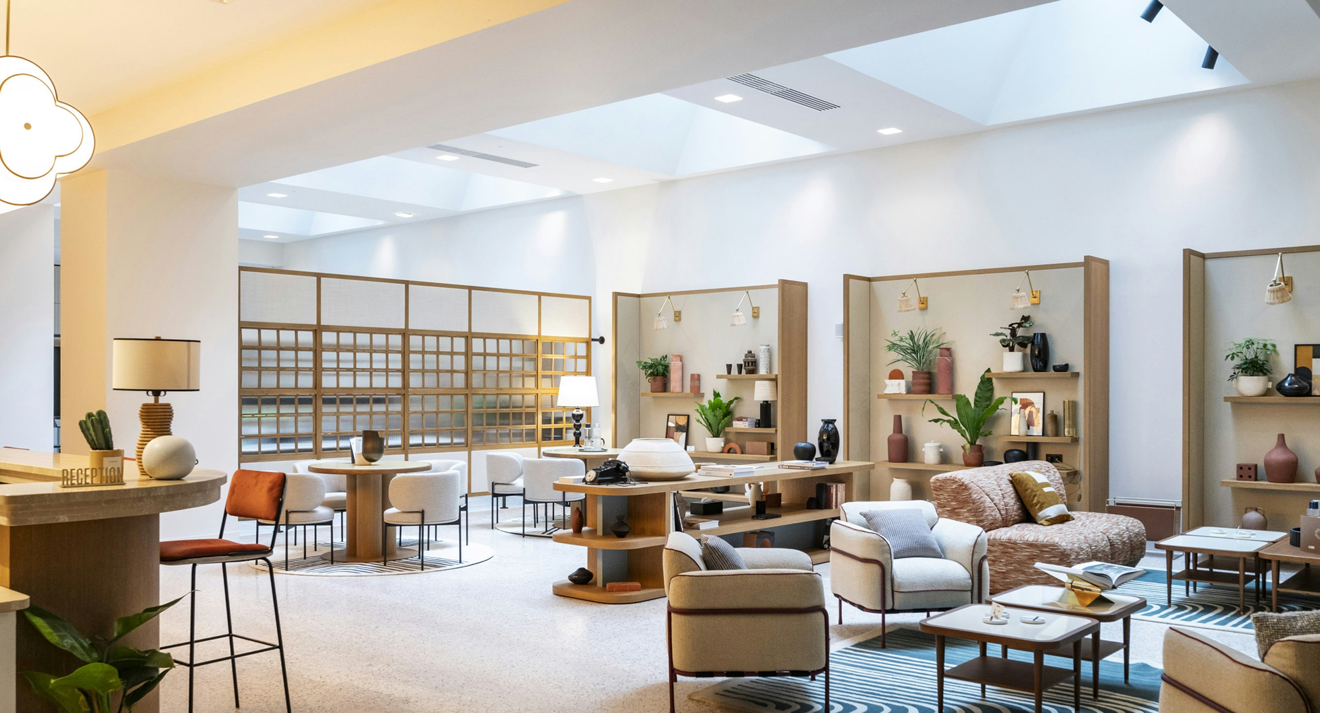 Lobby with new skylights ©Axel Dahl