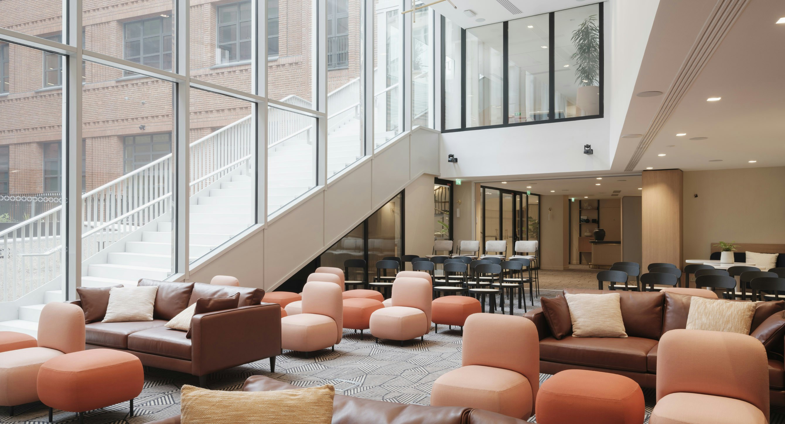 Multi-purpose event space in the new extension ©Juan Jerez