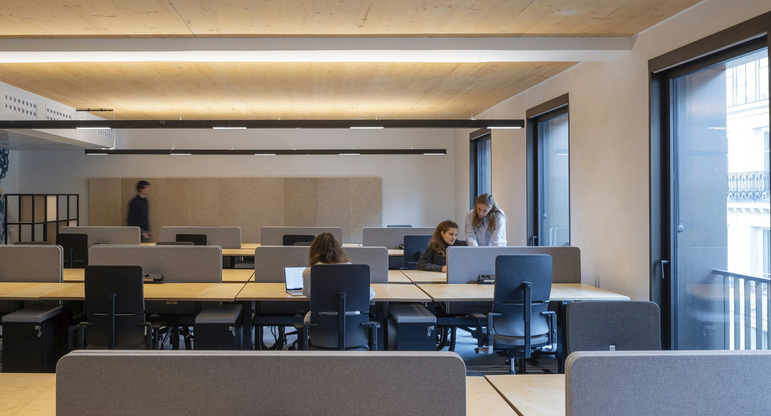 Open spaces in the milan wing ©Antoine Mercusot