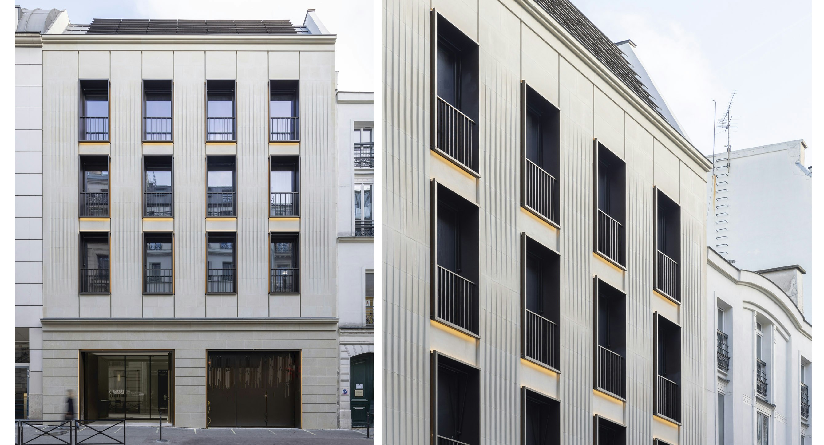 Façades rue de Milan ©Antoine Mercusot