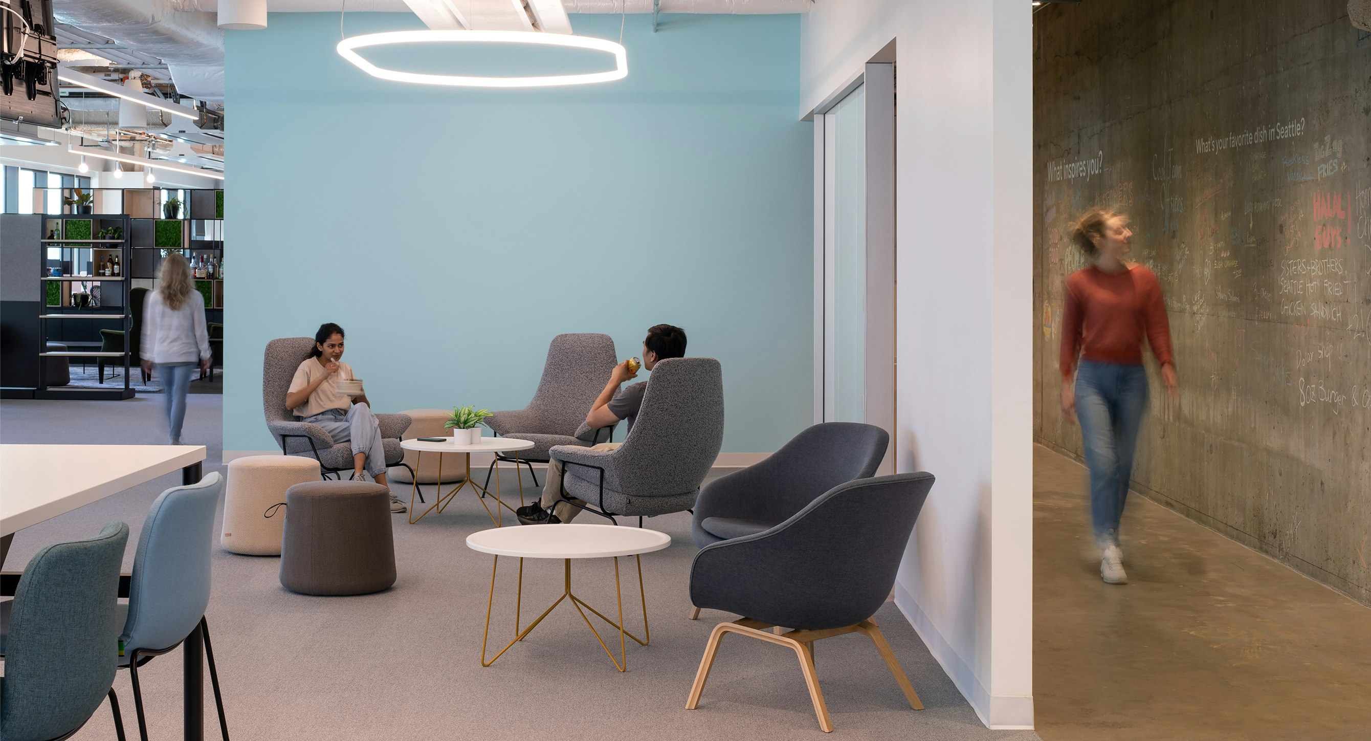 Interactive Employee Engagement Wall